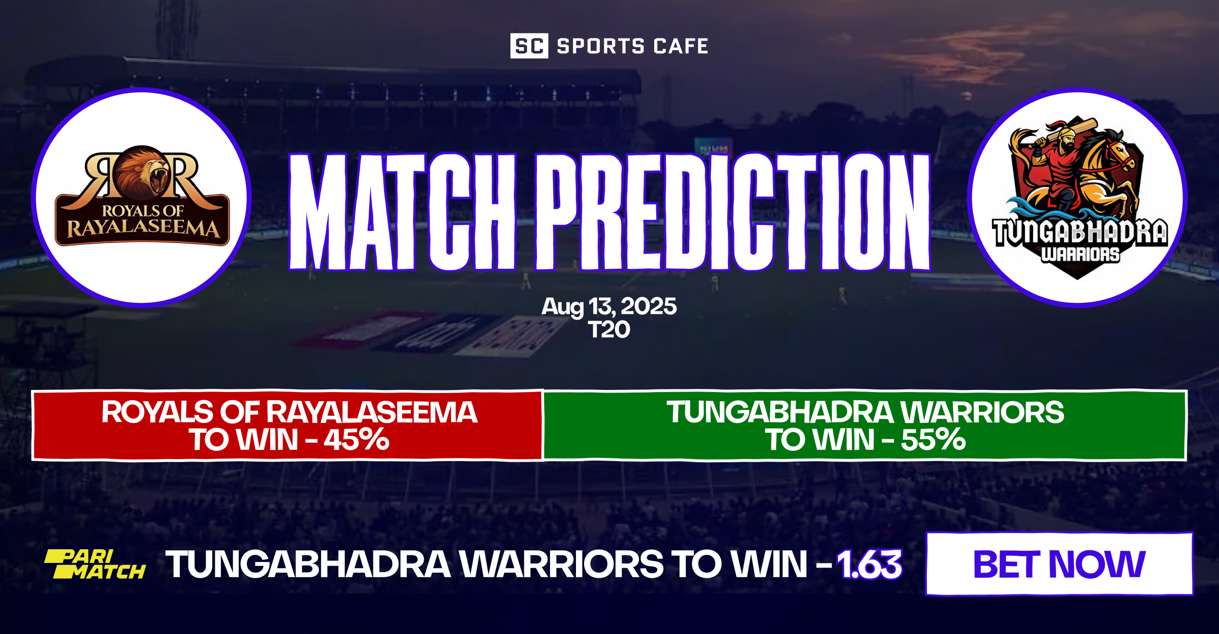 Royals of Rayalaseema vs Tungabhadra Warriors